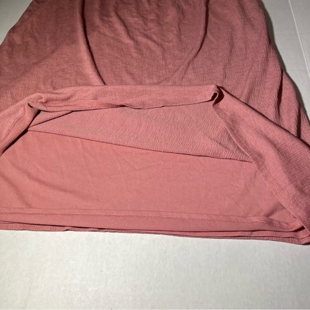 LC Lauren Conrad Pink Rose Cold Shoulder Ruffle‎ Dress Size Large - Picture 13 of 13